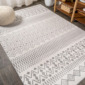 Ifrane Berber Geometric Stripe Area Rug